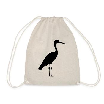 Simple Little Stork - Drawstring Bag - nature - Front