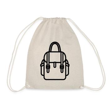Backpack - Drawstring Bag - nature - Front