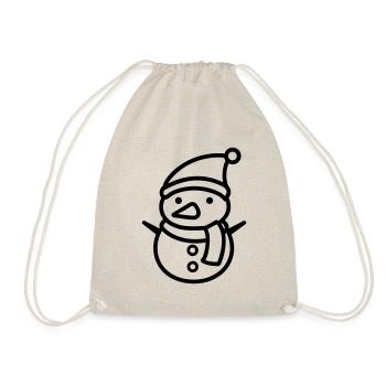 Bonhomme de neige - Sac de sport léger - nature - Devant