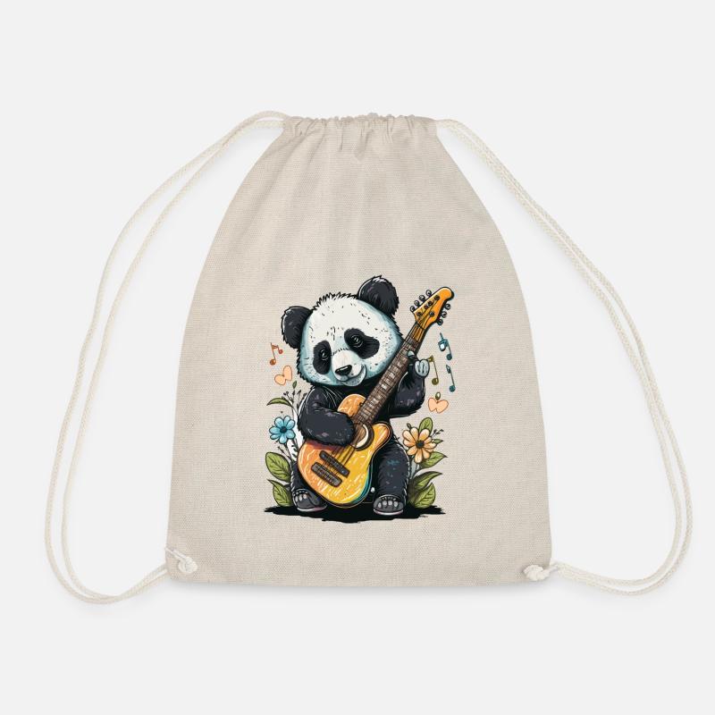 Rockin Panda - Turnbeutel - Natur