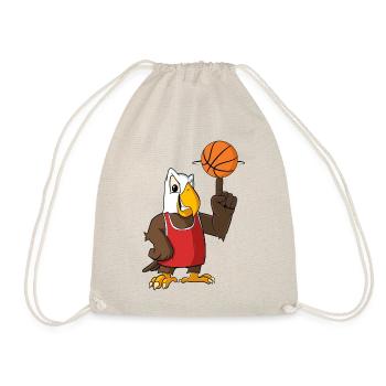 Weißkopfseeadler Basketball Trikot - Turnbeutel - Natur - Vorne