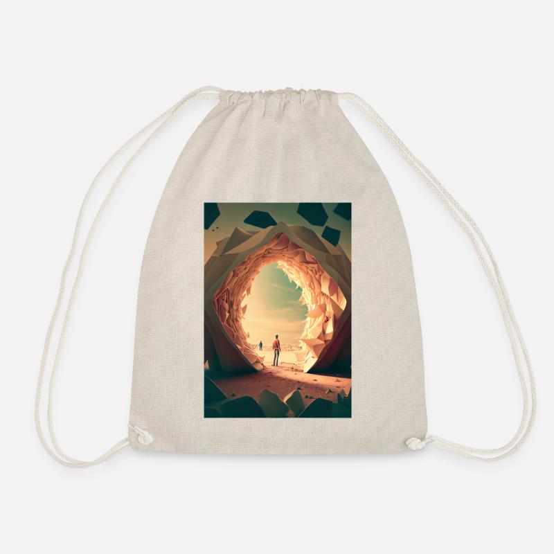 curtailing my existence surreal alluring color 02 - Turnbeutel - Natur
