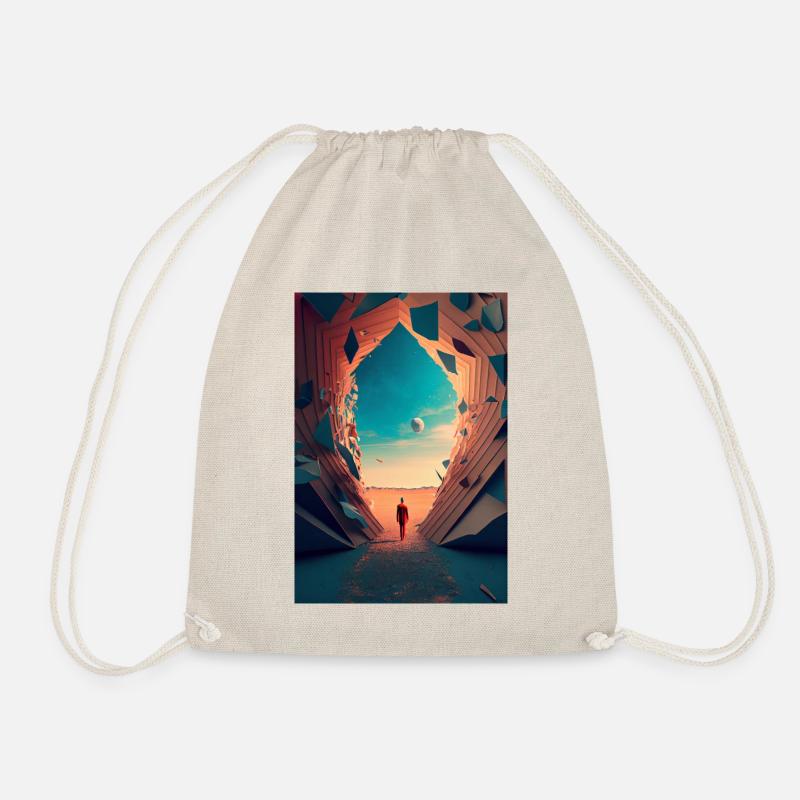 curtailing my existence surreal alluring color 03 - Turnbeutel - Natur