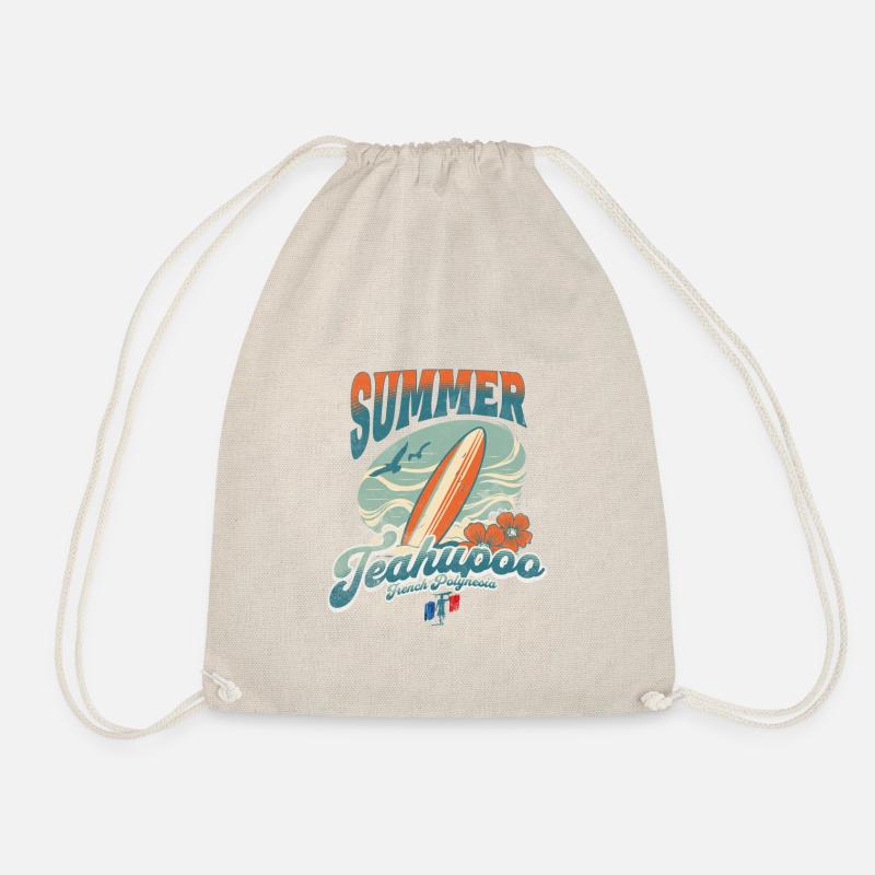 Summer Vibes 2024 Teahupoo - Turnbeutel - Natur