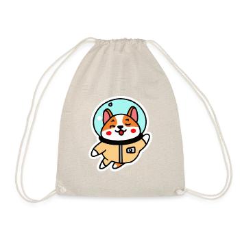 Corgi Space Traveller Dog Lover Puppy - Sac de sport léger - nature - Devant
