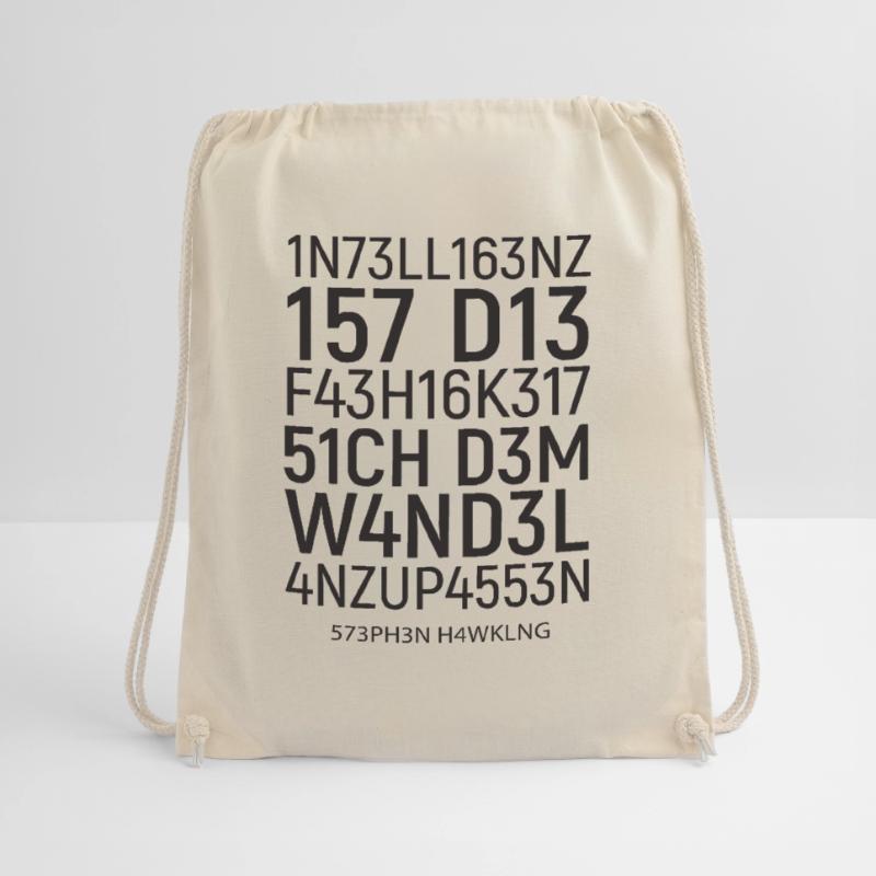 Intelligence is the ability ... Tricky, math Drawstring Bag