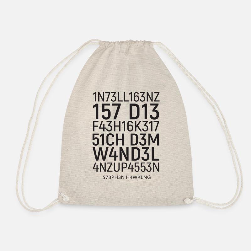 Intelligence is the ability ... Tricky, math - Drawstring Bag - nature