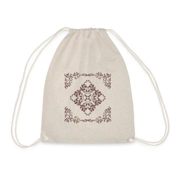 Ornamental dark element for decor - Drawstring Bag - nature - Front