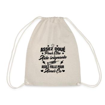 Assez doué pour être aide-soignante assez folle - Sac de sport léger - nature - Devant