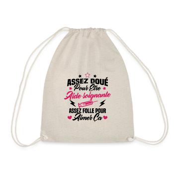 Assez doué pour être aide-soignante assez folle - Sac de sport léger - nature - Devant
