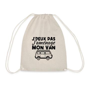 J'peux pas j'aménage mon van - Sac de sport léger - nature - Devant
