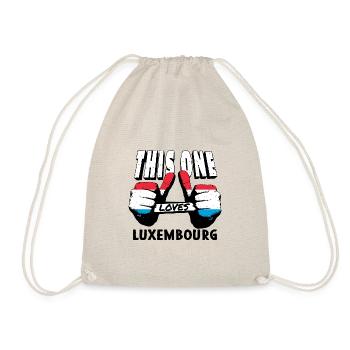 Luxembourg flag Luxembourg flag Home - Drawstring Bag - nature - Front