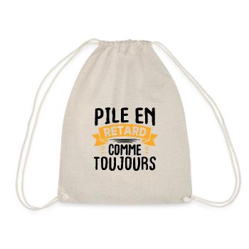 Pile en retard comme toujours - Sac de sport léger - nature - Devant