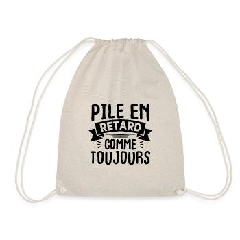 Pile en retard comme toujours - Sac de sport léger - nature - Devant
