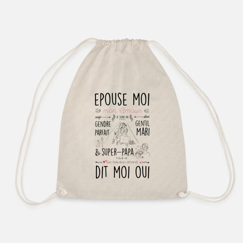epouse moi - Sac de sport léger - nature