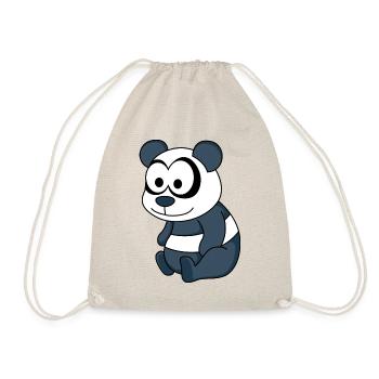 Panda Comic Animal - Drawstring Bag - nature - Front