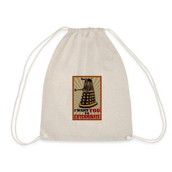 Dalek - Drawstring Bag - nature - Front