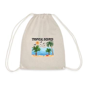 Tropical desires - Drawstring Bag - nature - Front