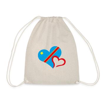 Congo, J'aime le Congo - Sac de sport léger - nature - Devant