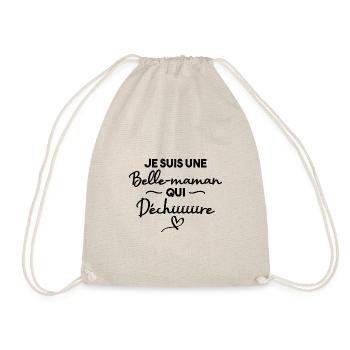 Je suis une belle maman qui déchire - Sac de sport léger - nature - Devant