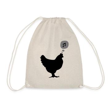chicken - Turnbeutel - Natur - Vorne