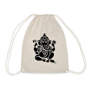 ganesha_aumkara_15x195 - Turnbeutel - Natur - Vorne