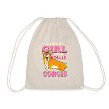Corgi Mama Corgi Mum - Drawstring Bag - nature - Front