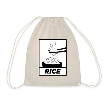 Riz simple noir - Sac de sport léger - nature - Devant