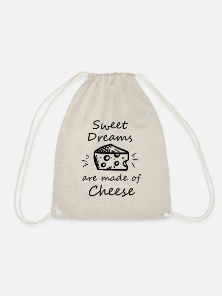 Drôle de fromage disant "cadeau pour l'amateur de fromage - Sac de sport léger - nature
