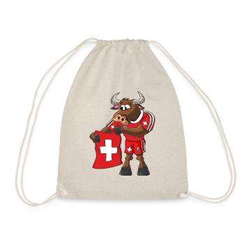 Taureau Suisse - Sac de sport léger - nature - Devant