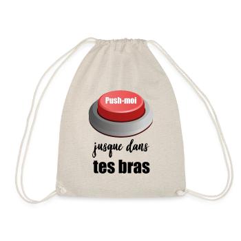 push moi dans tes bras - Sac de sport léger - nature - Devant