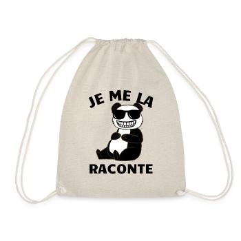 je me la raconte - Sac de sport léger - nature - Devant