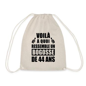 bogosse de 44 ans / cadeau anniversaire 44 ans - Sac de sport léger - nature - Devant