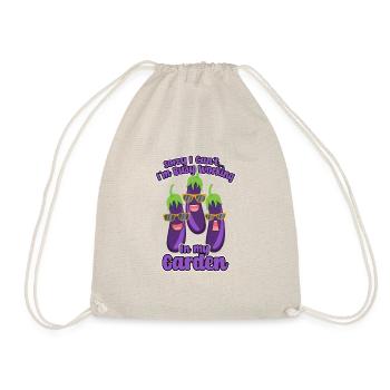 Busy Working in Garden Nature Plants Gardening - Drawstring Bag - nature - Front