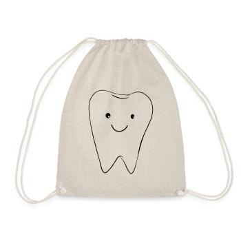 Tooth sweet - Drawstring Bag - nature - Front