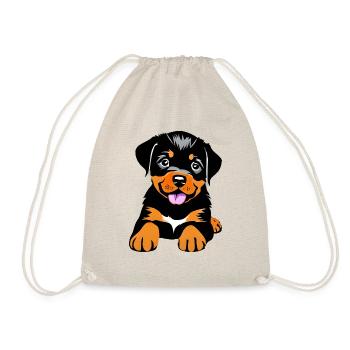 Chiot Chiens Rottweiler Chien Rottweiler Chiot - Sac de sport léger - nature - Devant