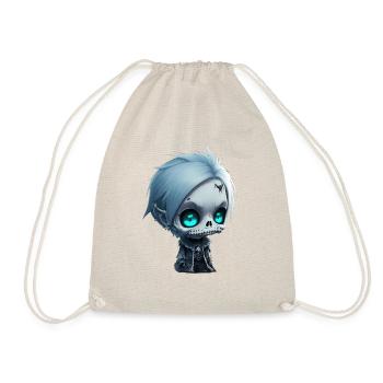 Vampire Skeleton - Drawstring Bag - nature - Front