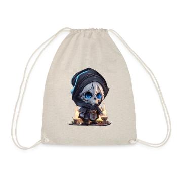 Wizard Skeleton - Drawstring Bag - nature - Front