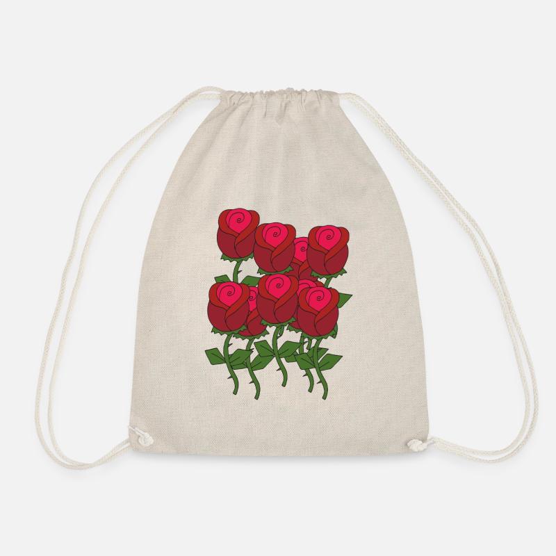 rosen - Turnbeutel - Natur
