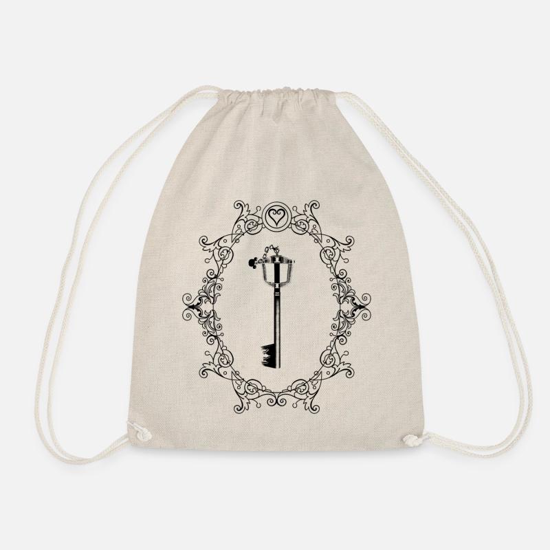 Abfahrten - Kingdom Hearts - Schwarz - Turnbeutel - Natur