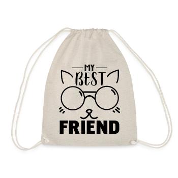 Mein bester Freund ist eine Katze - Turnbeutel - Natur - Vorne