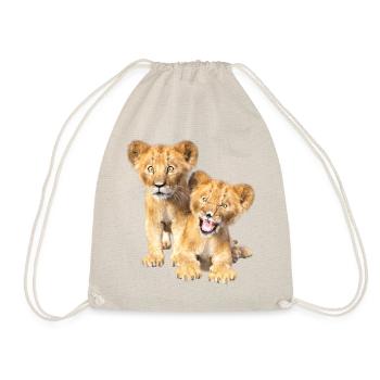 Lion - Drawstring Bag - nature - Front
