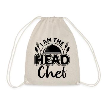 Chef Chef Chefs Kitchen Funny saying - Drawstring Bag - nature - Front