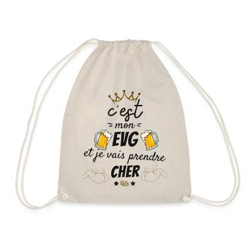 This is my stag do I'm going to take dear Humor gift - Drawstring Bag - nature - Front