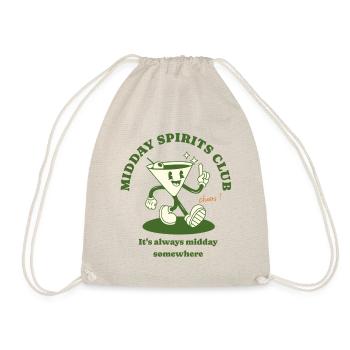Midday Spirits Club - Drawstring Bag - nature - Front