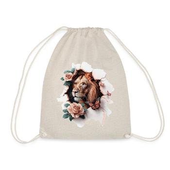 Lion Vintage - Sac de sport léger - nature - Devant