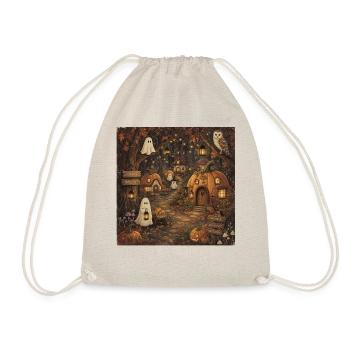 Sweat à capuche Pumpkin House Pumpkin House Automne Vintage - Sac de sport léger - nature - Devant