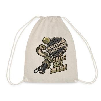 Schlangen-Set Smash-Pickleball - Turnbeutel - Natur - Vorne
