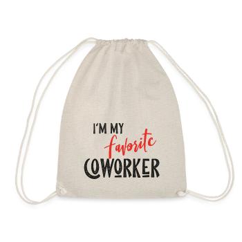 Solitaire - I’m my favorite coworker - Sac de sport léger - nature - Devant