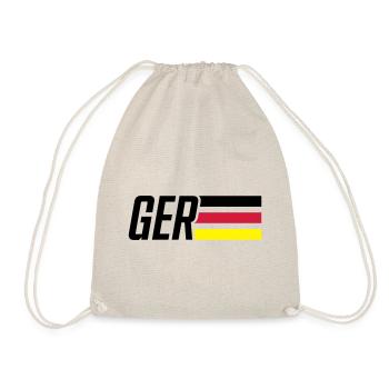germany flag germany team - Drawstring Bag - nature - Front